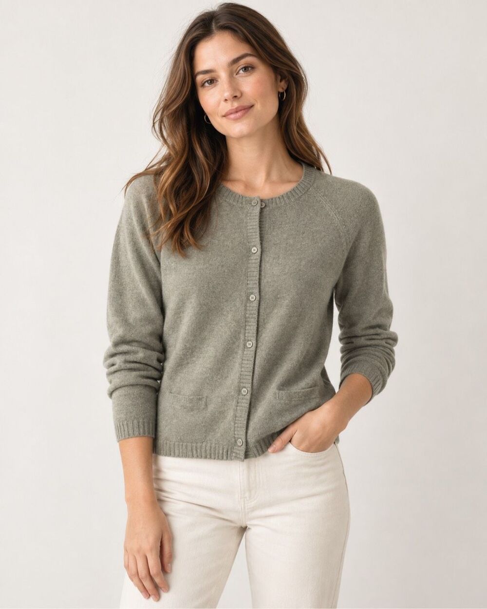 CIVIDINI cashmere sweater button up cardigan